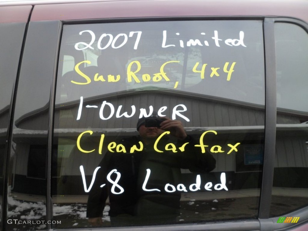 2007 Explorer Sport Trac Limited 4x4 - Red Fire / Camel photo #11