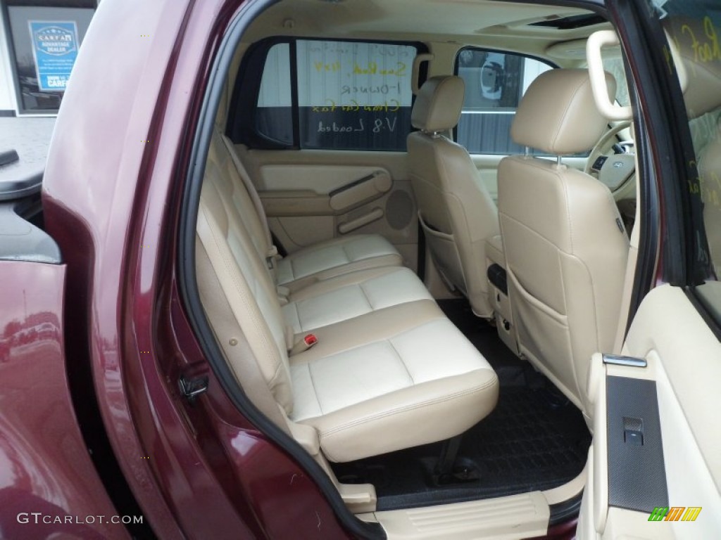 2007 Explorer Sport Trac Limited 4x4 - Red Fire / Camel photo #17