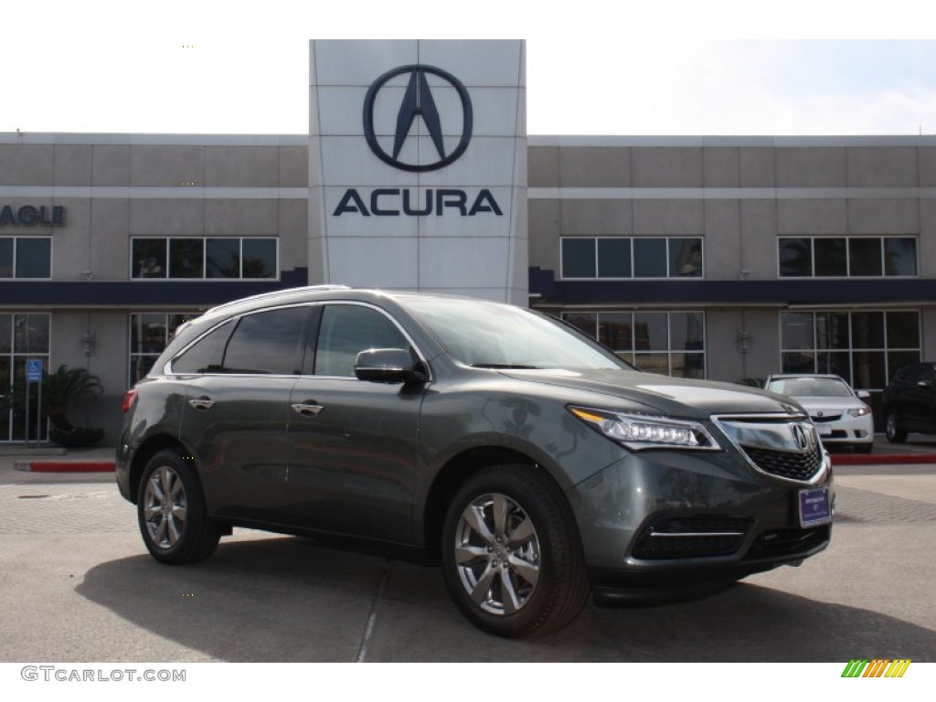 2014 Forest Mist Metallic Acura MDX Advance 88891704 Photo 3 Car Color Galleries