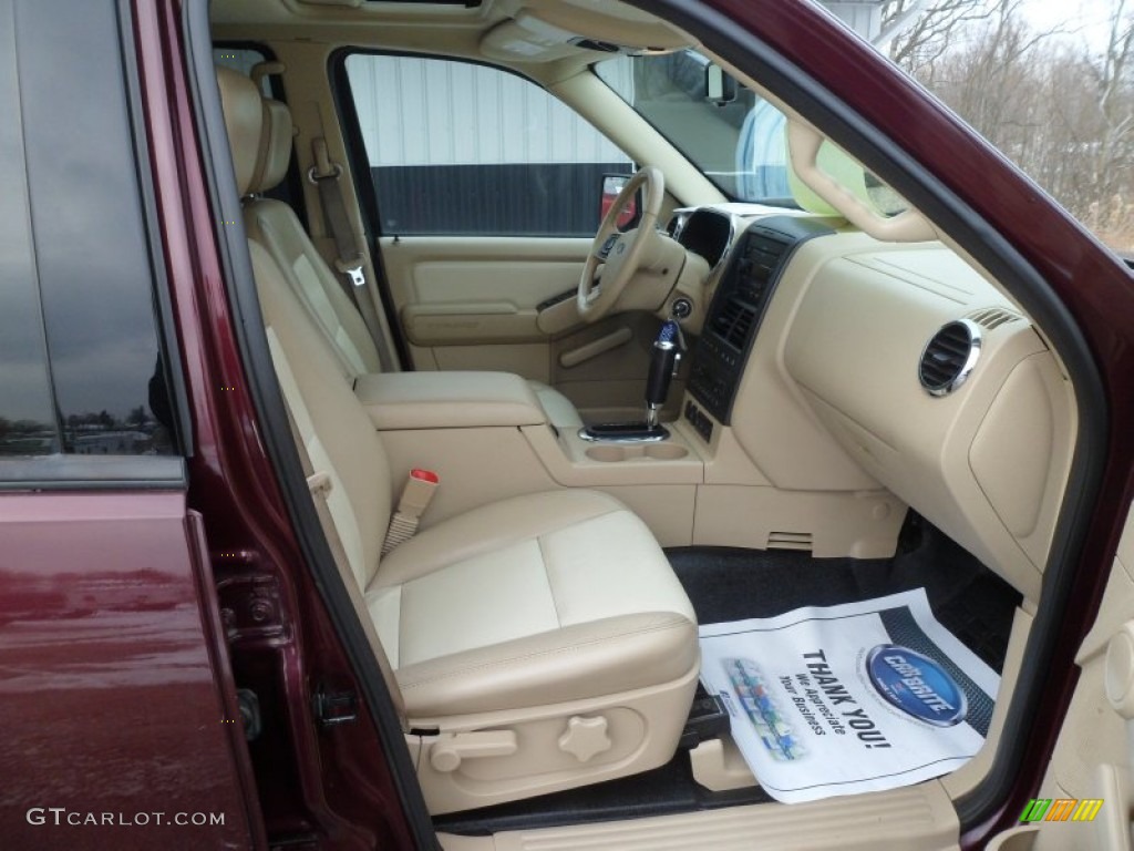 2007 Explorer Sport Trac Limited 4x4 - Red Fire / Camel photo #19