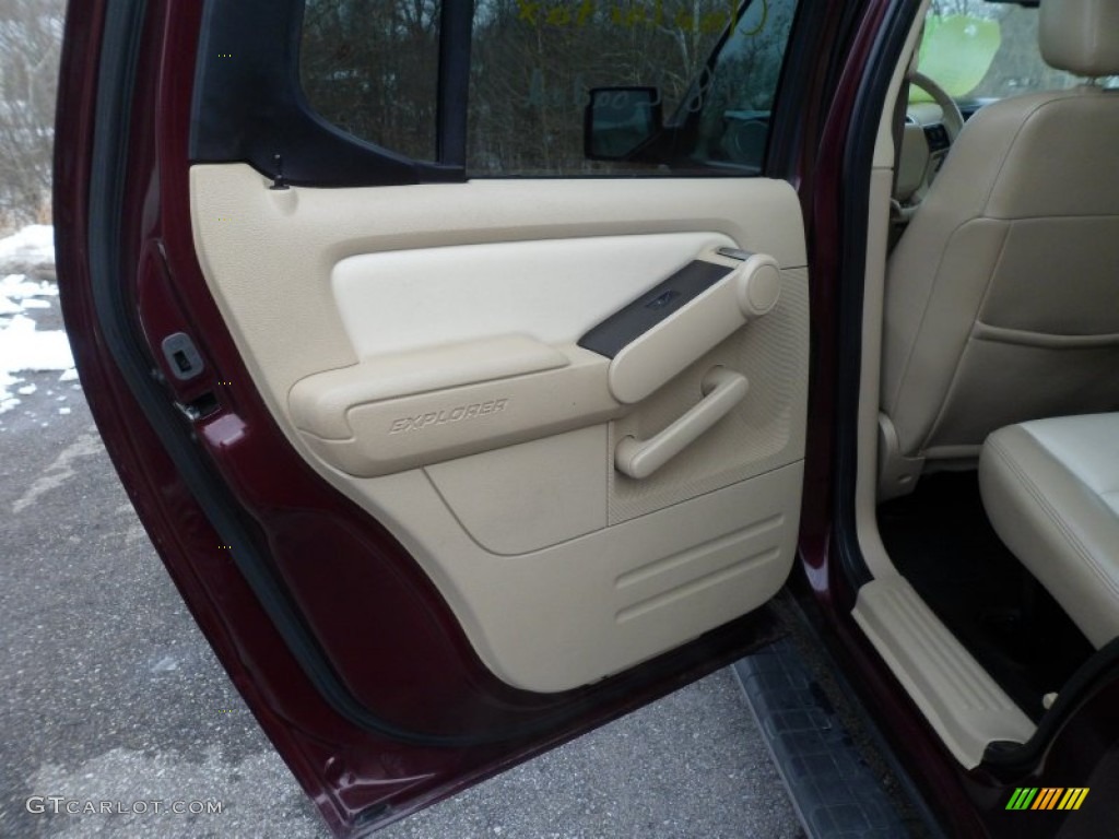 2007 Explorer Sport Trac Limited 4x4 - Red Fire / Camel photo #20