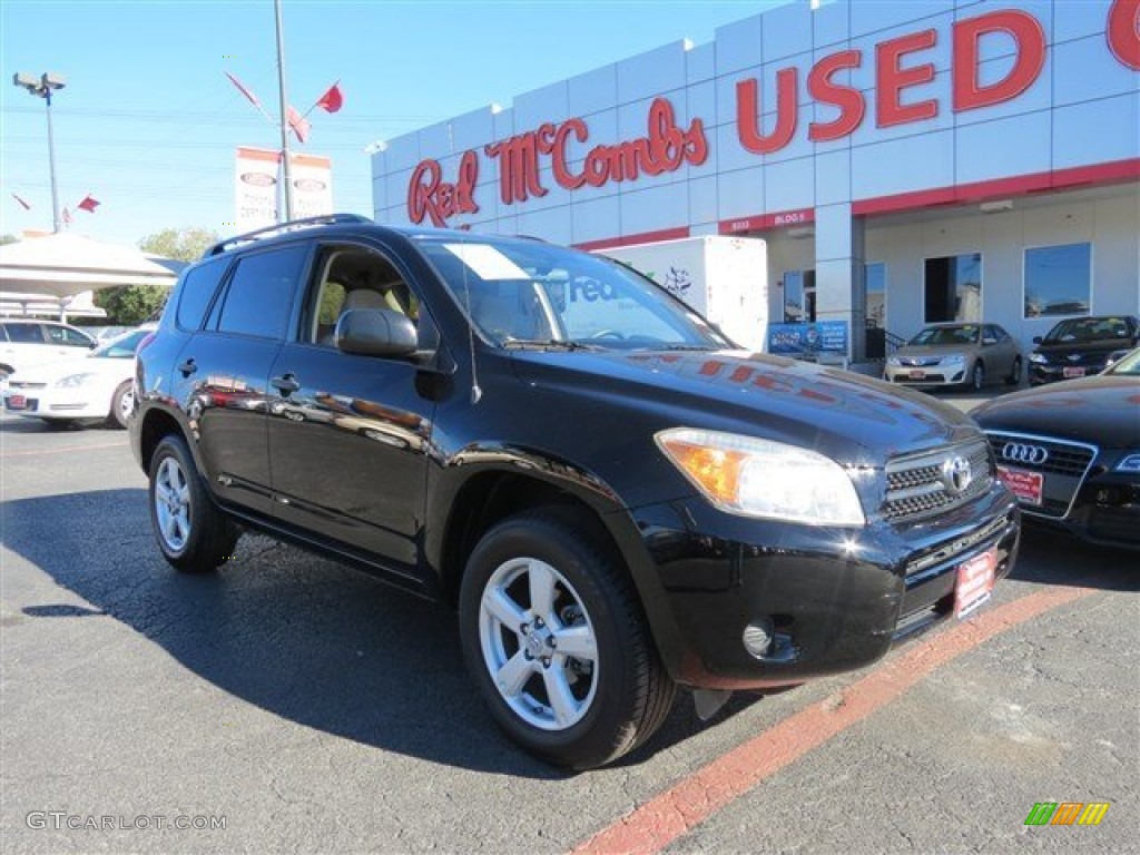 2008 RAV4 I4 - Black / Taupe photo #1