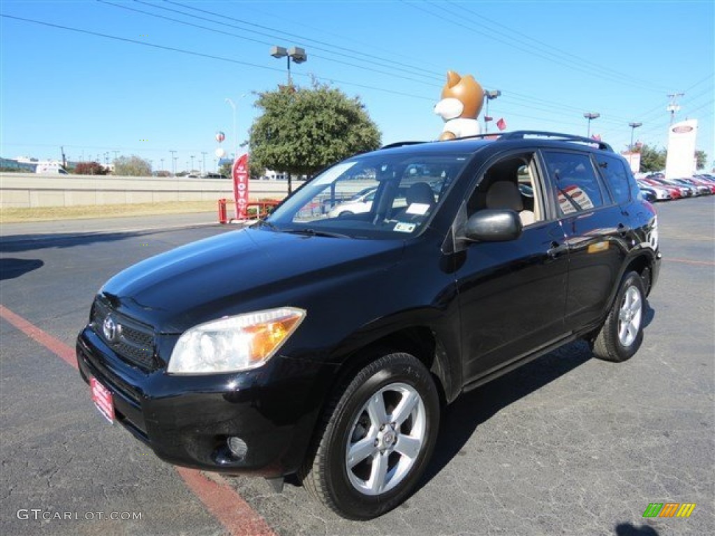 2008 RAV4 I4 - Black / Taupe photo #3