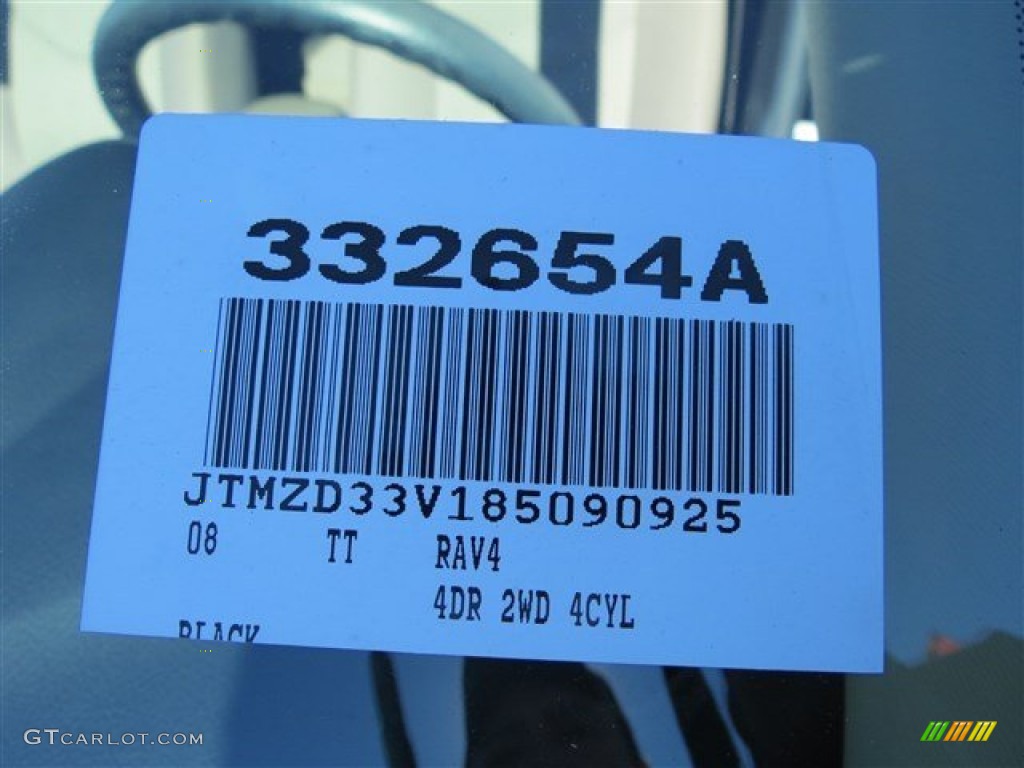2008 RAV4 I4 - Black / Taupe photo #18