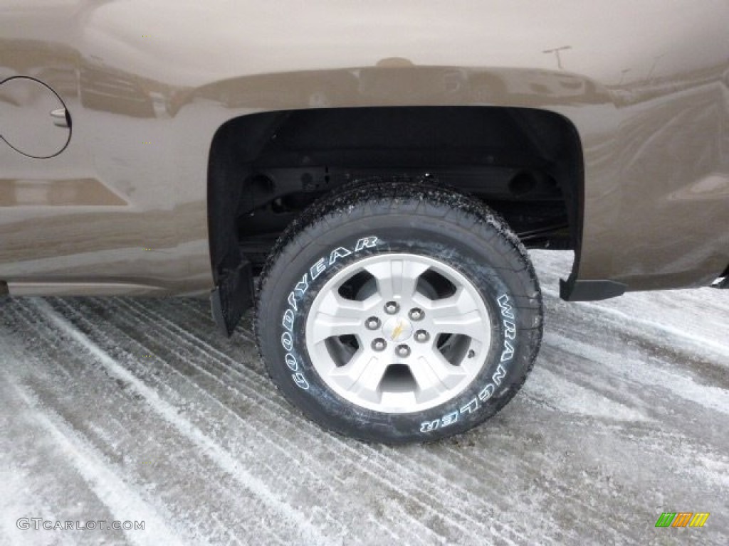 2014 Silverado 1500 LTZ Z71 Double Cab 4x4 - Brownstone Metallic / Jet Black photo #9