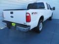 Oxford White - F250 Super Duty Lariat Crew Cab 4x4 Photo No. 4