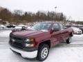 2014 Deep Ruby Metallic Chevrolet Silverado 1500 WT Double Cab 4x4  photo #1