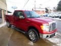 2011 Red Candy Metallic Ford F150 XLT SuperCab 4x4  photo #3