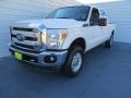 Oxford White - F250 Super Duty Lariat Crew Cab 4x4 Photo No. 7