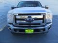 Oxford White - F250 Super Duty Lariat Crew Cab 4x4 Photo No. 8