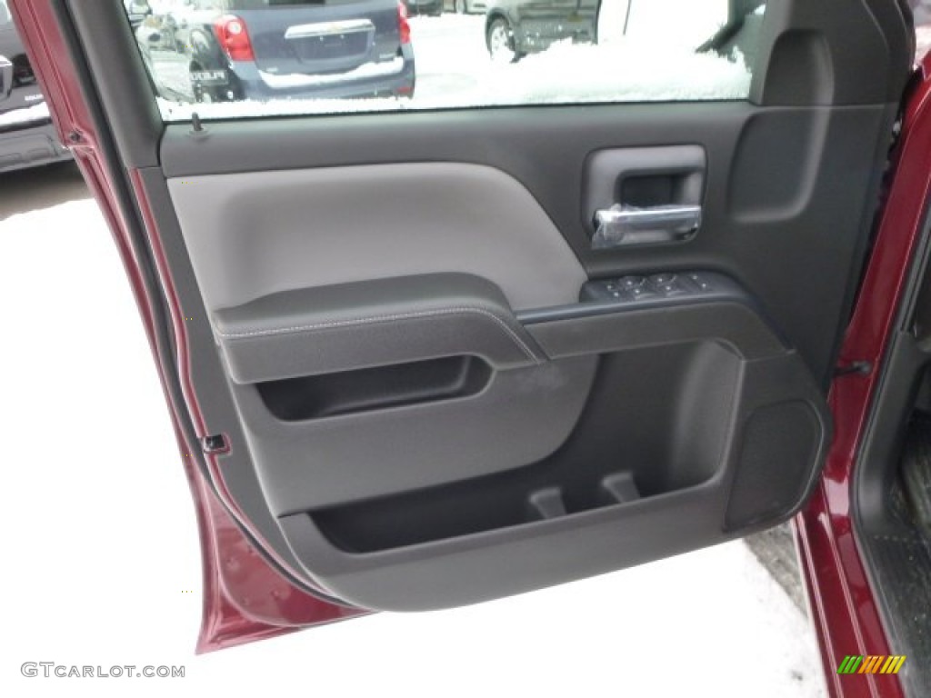 2014 Silverado 1500 WT Double Cab 4x4 - Deep Ruby Metallic / Jet Black/Dark Ash photo #11