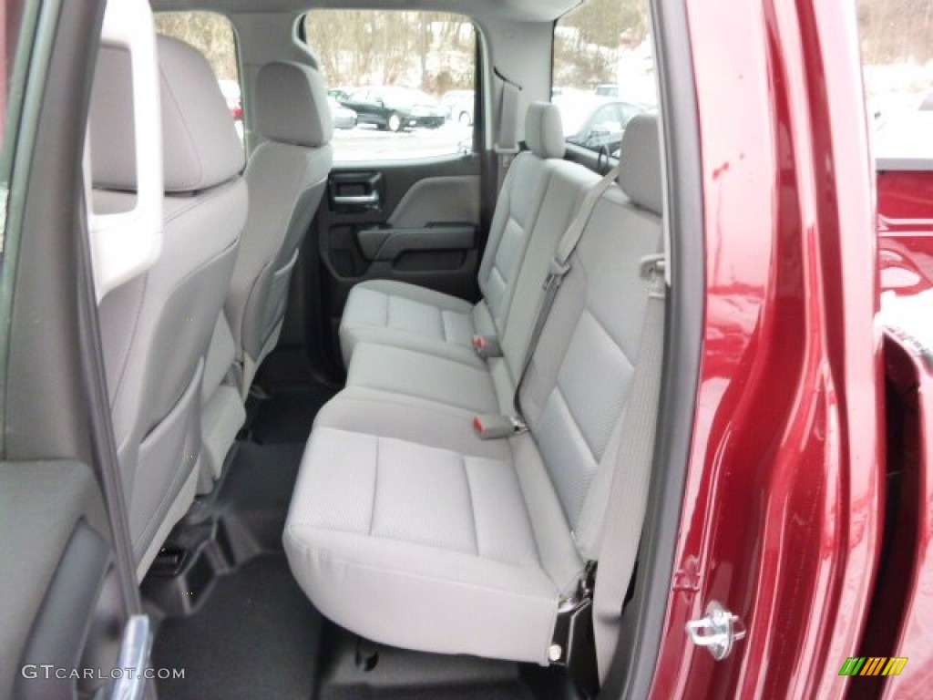 2014 Silverado 1500 WT Double Cab 4x4 - Deep Ruby Metallic / Jet Black/Dark Ash photo #12
