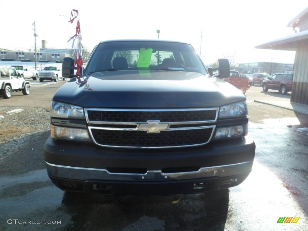 2007 Silverado 2500HD Classic LT Crew Cab 4x4 - Dark Blue Metallic / Dark Charcoal photo #3