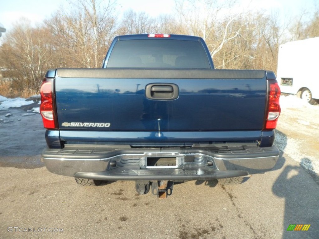 2007 Silverado 2500HD Classic LT Crew Cab 4x4 - Dark Blue Metallic / Dark Charcoal photo #4