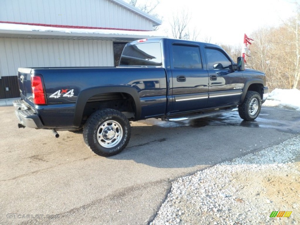 2007 Silverado 2500HD Classic LT Crew Cab 4x4 - Dark Blue Metallic / Dark Charcoal photo #6