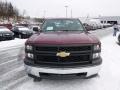 2014 Deep Ruby Metallic Chevrolet Silverado 1500 WT Double Cab 4x4  photo #2