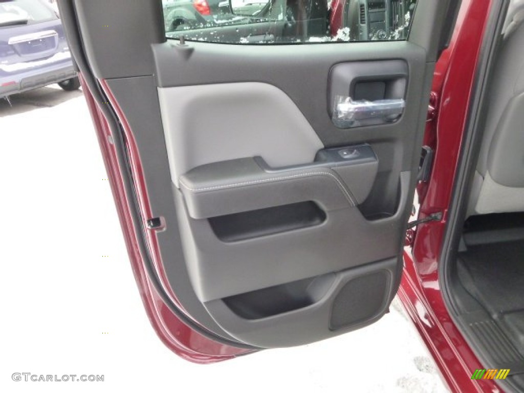 2014 Silverado 1500 WT Double Cab 4x4 - Deep Ruby Metallic / Jet Black/Dark Ash photo #13