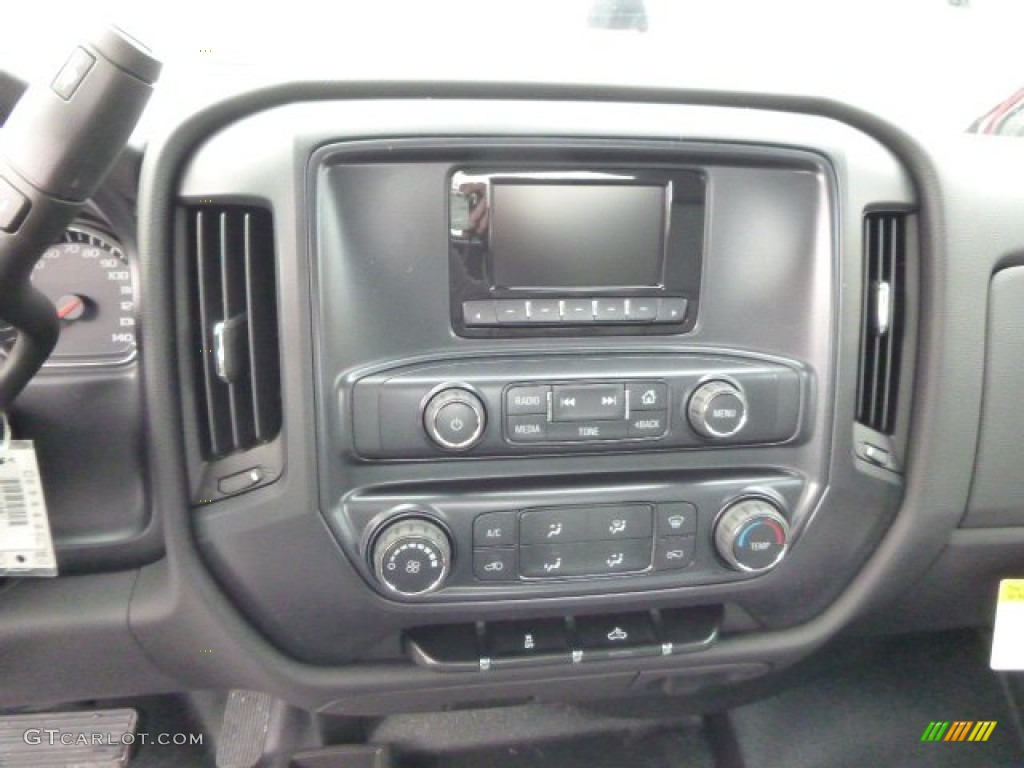 2014 Silverado 1500 WT Double Cab 4x4 - Deep Ruby Metallic / Jet Black/Dark Ash photo #16