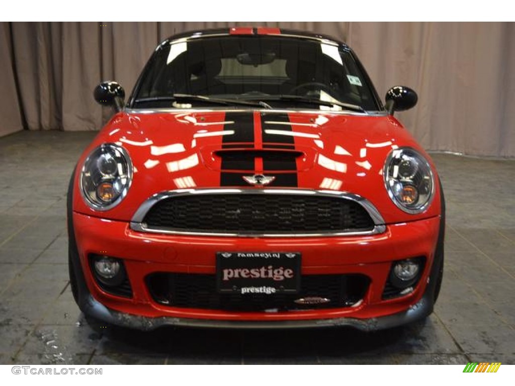 2013 Cooper John Cooper Works Coupe - Chili Red / Carbon Black photo #3