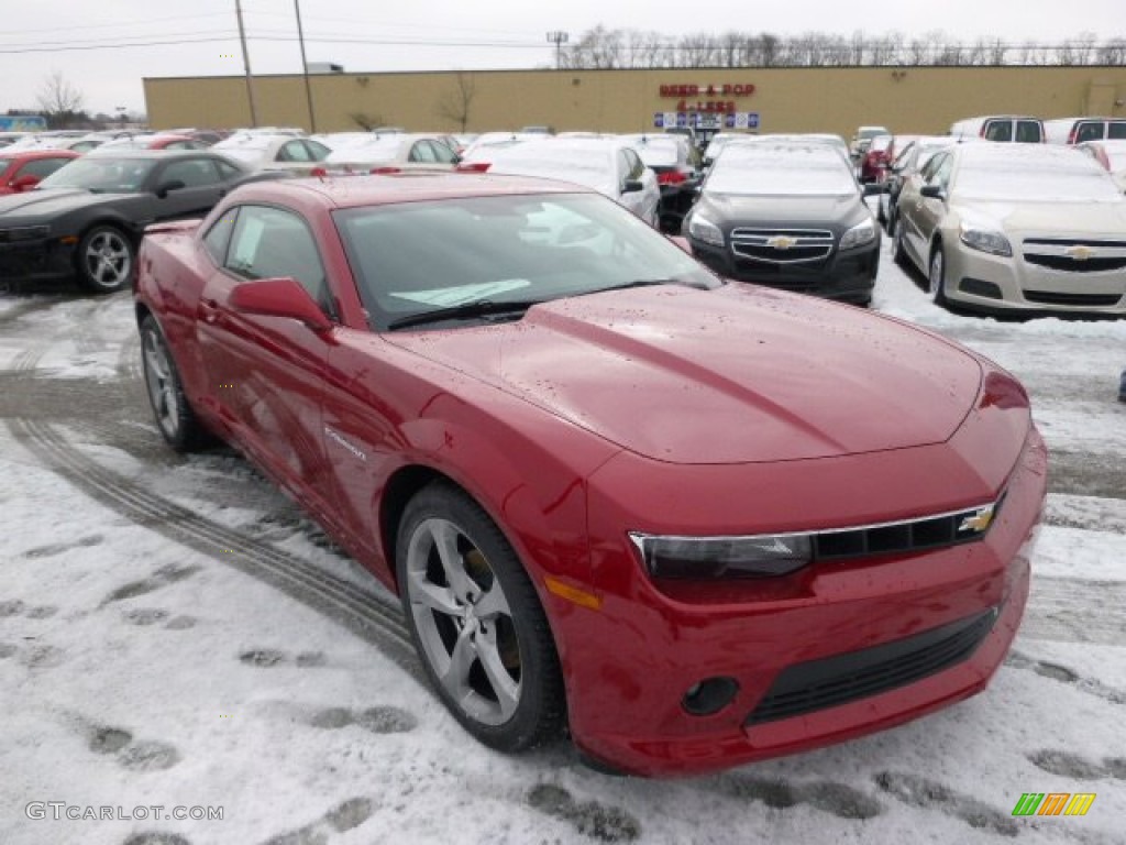 2014 Camaro LT/RS Coupe - Crystal Red Tintcoat / Black photo #3