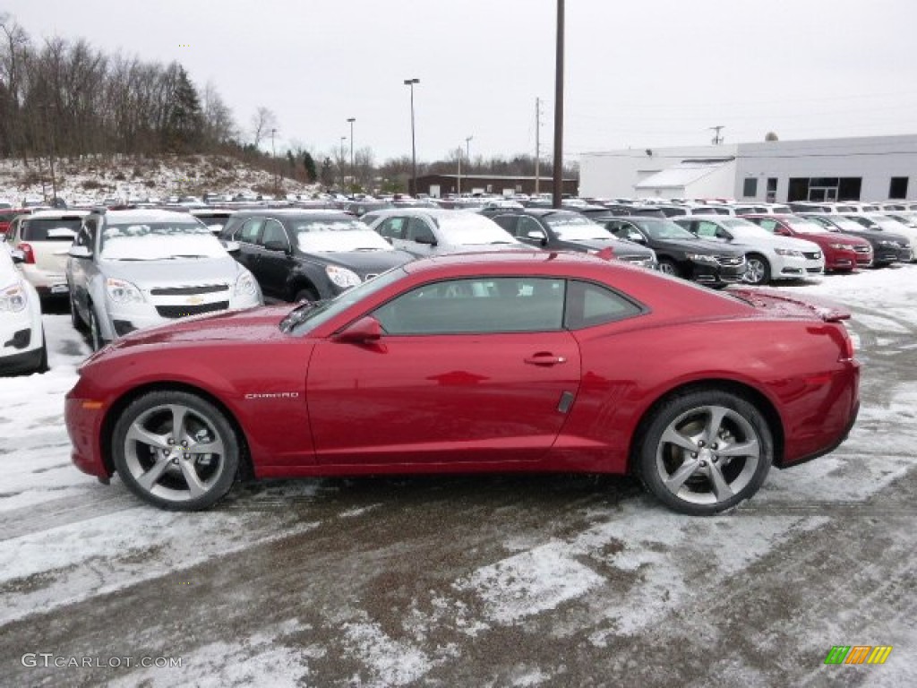 2014 Camaro LT/RS Coupe - Crystal Red Tintcoat / Black photo #8