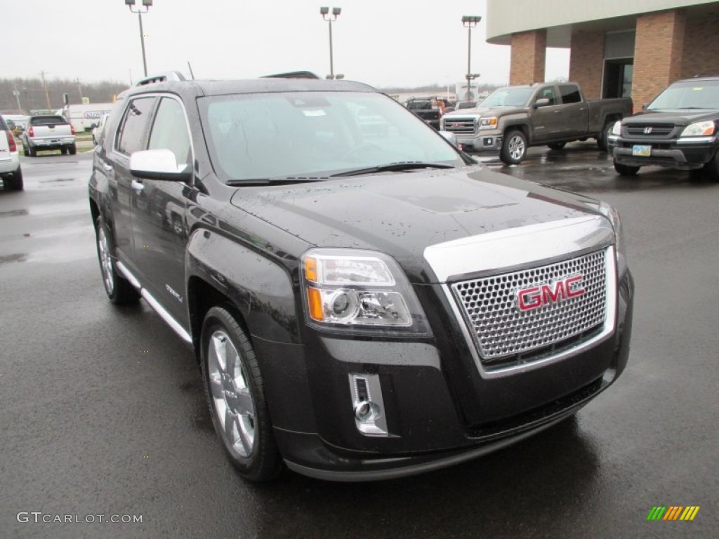 Carbon Black Metallic 2014 GMC Terrain Denali AWD Exterior Photo #88905720