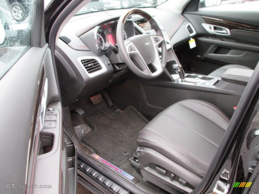 Jet Black Interior 2014 GMC Terrain Denali AWD Photo #88905844