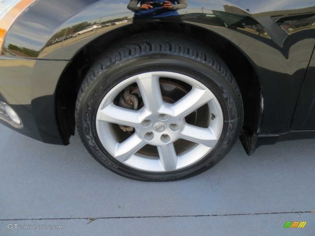 2005 Maxima 3.5 SE - Onyx Black / Black photo #13