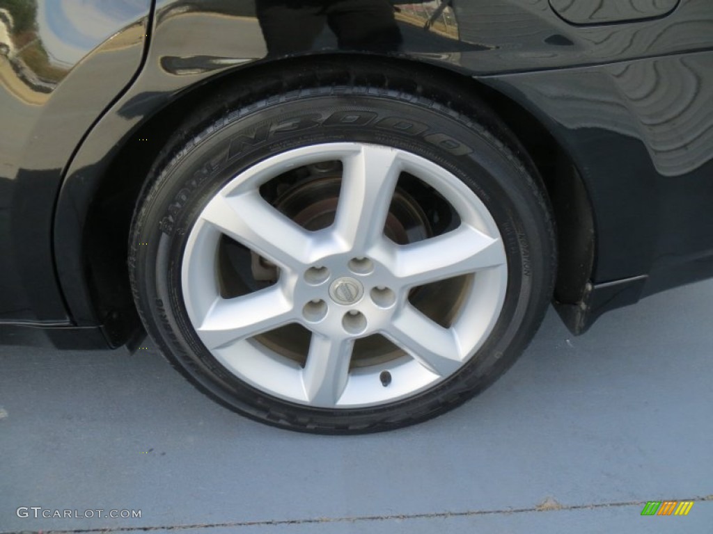 2005 Maxima 3.5 SE - Onyx Black / Black photo #14