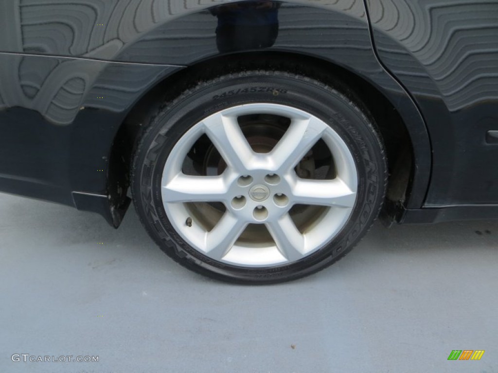 2005 Maxima 3.5 SE - Onyx Black / Black photo #15