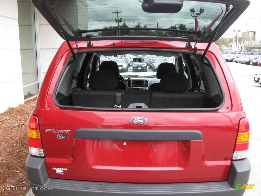 2003 Escape XLT V6 4WD - Redfire Metallic / Ebony Black photo #4