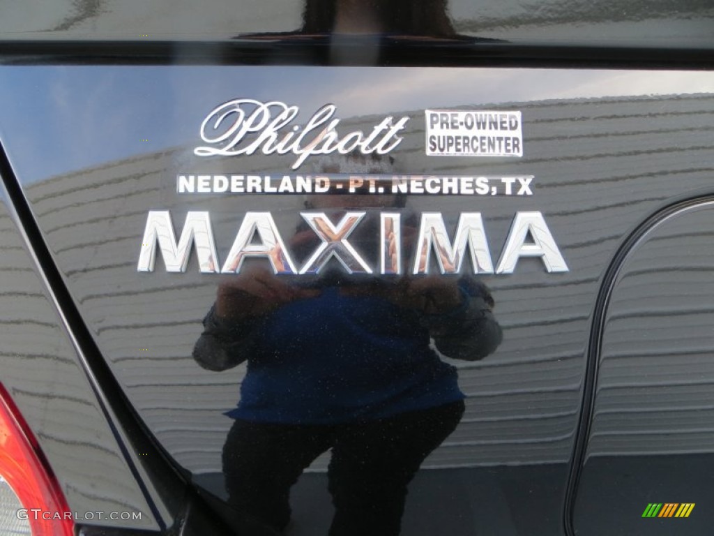 2005 Maxima 3.5 SE - Onyx Black / Black photo #21