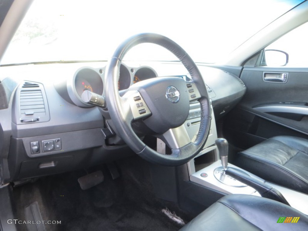2005 Maxima 3.5 SE - Onyx Black / Black photo #39