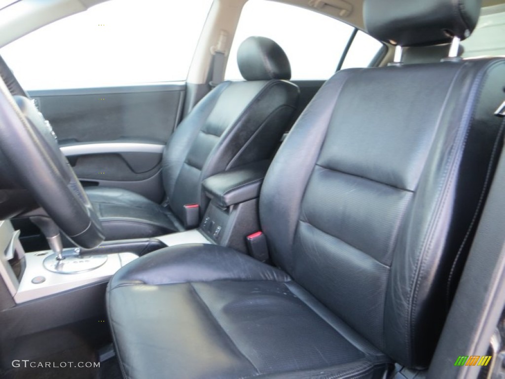 2005 Maxima 3.5 SE - Onyx Black / Black photo #40