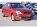 Tropical Red 2009 Kia Rio SX Sedan