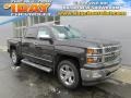 2014 Tungsten Metallic Chevrolet Silverado 1500 LTZ Crew Cab 4x4  photo #1