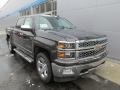 2014 Tungsten Metallic Chevrolet Silverado 1500 LTZ Crew Cab 4x4  photo #9