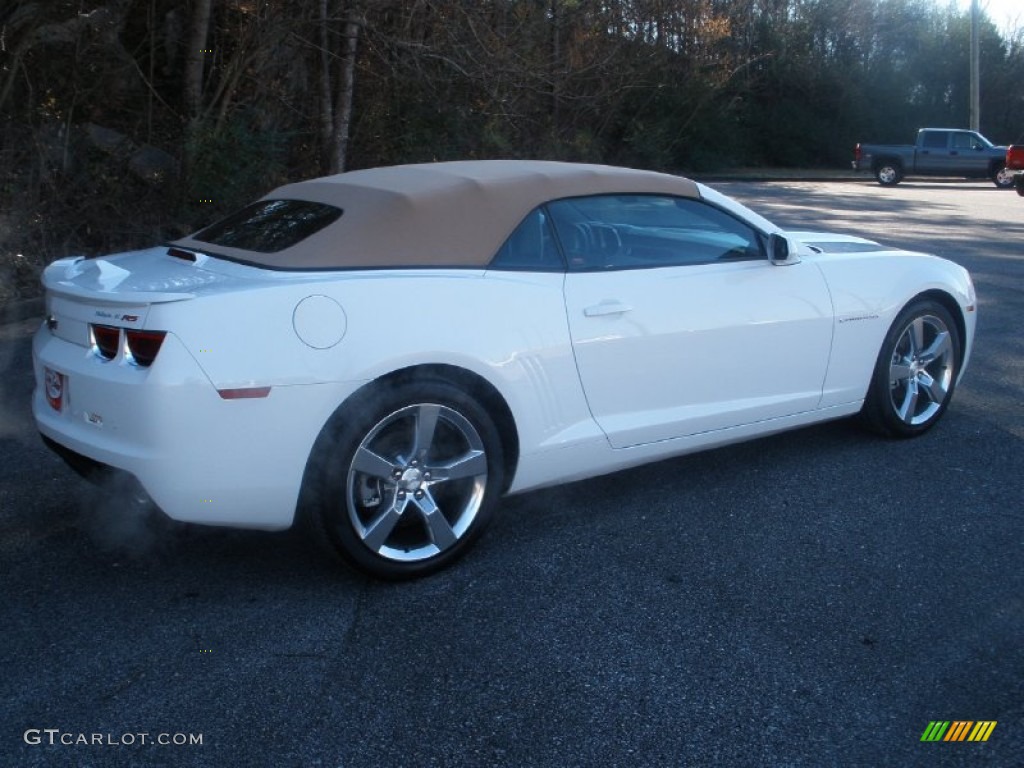 2013 Camaro LT/RS Convertible - Summit White / Gray photo #8