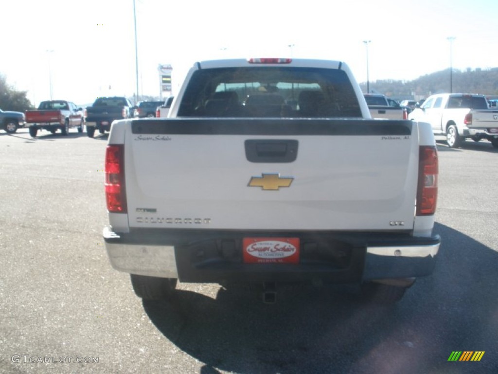 2011 Silverado 1500 LTZ Crew Cab 4x4 - Summit White / Dark Cashmere/Light Cashmere photo #4