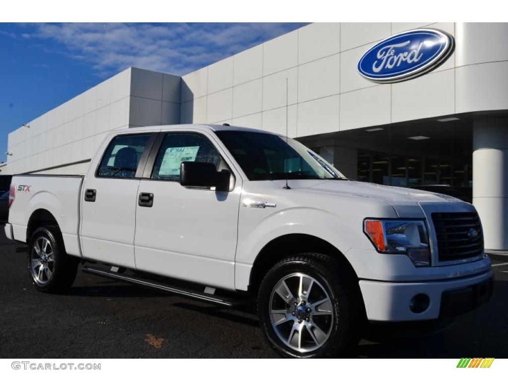 2014 F150 STX SuperCrew - Oxford White / Black photo #1