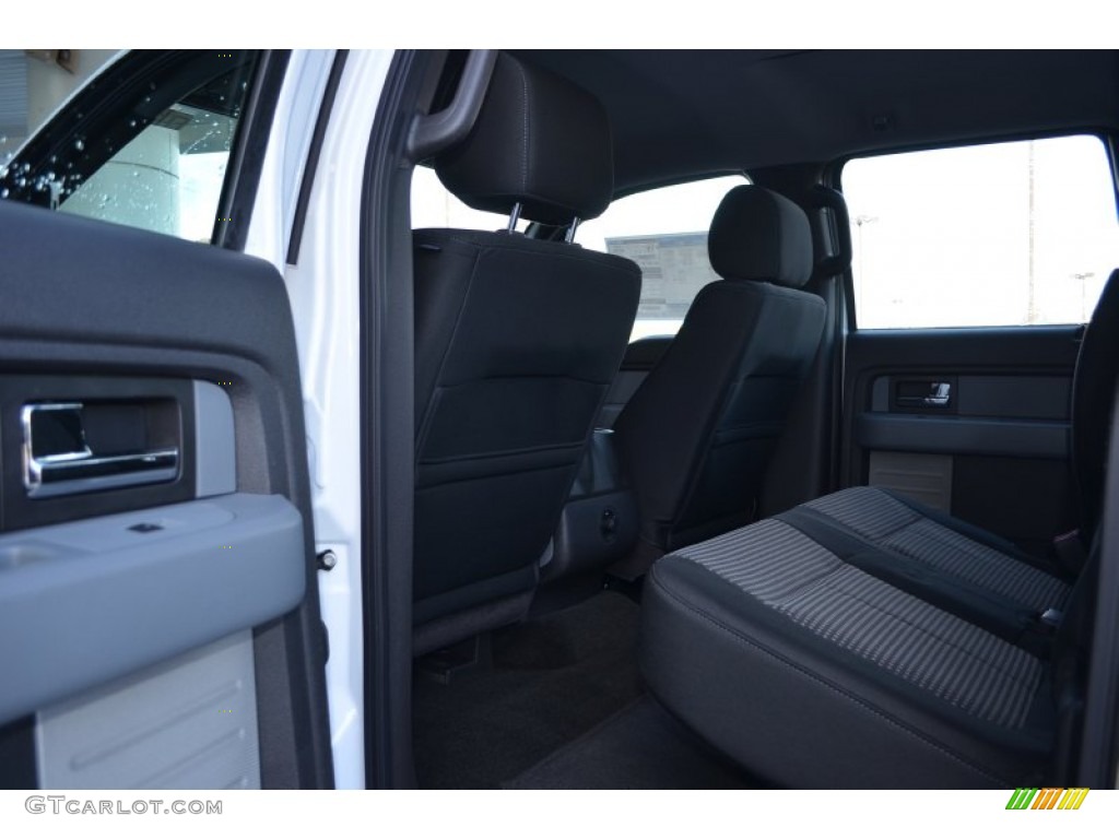 Black Interior 2014 Ford F150 STX SuperCrew Photo #88909215