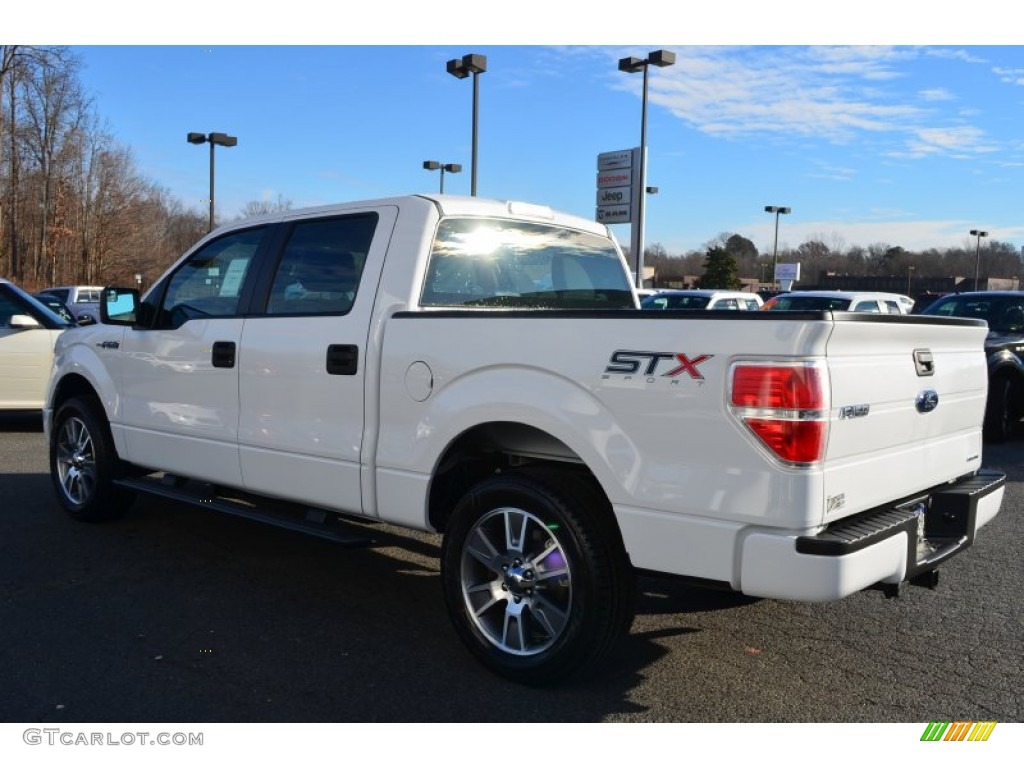 2014 F150 STX SuperCrew - Oxford White / Black photo #24