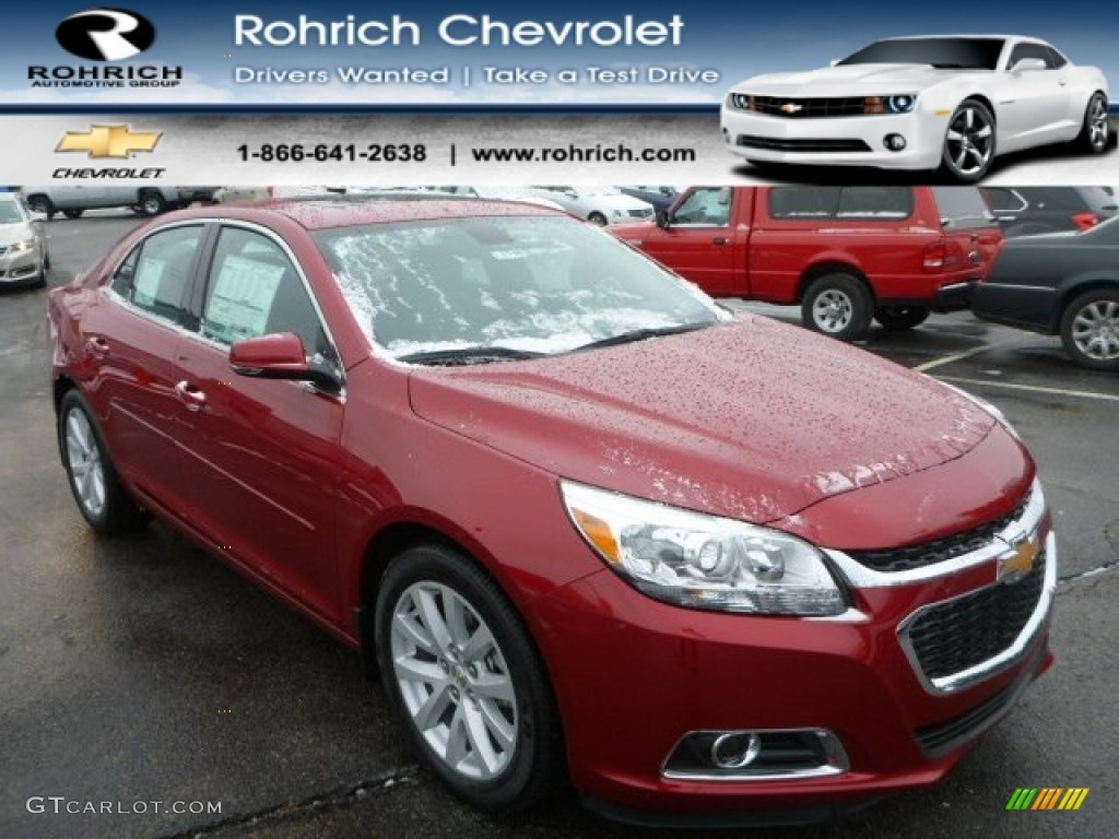 2014 Malibu LT - Crystal Red Tintcoat / Jet Black photo #1