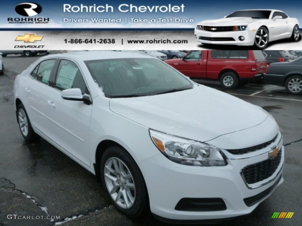 2014 Malibu LT - Summit White / Jet Black photo #1