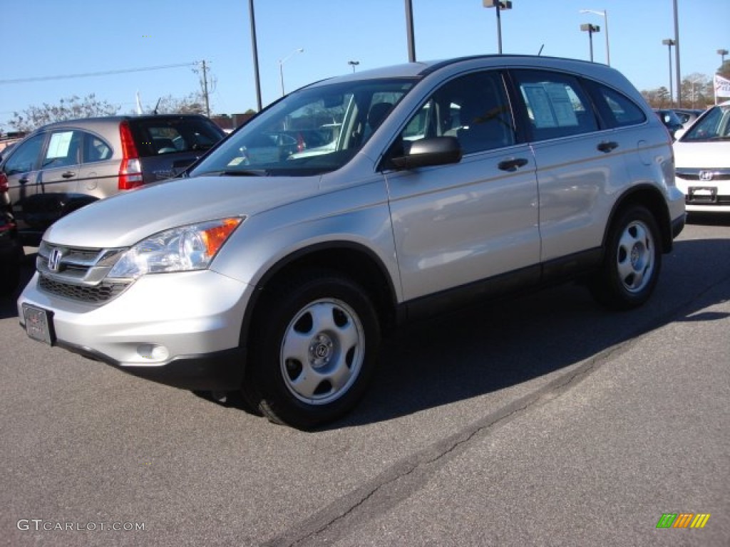 2010 CR-V LX - Alabaster Silver Metallic / Gray photo #2