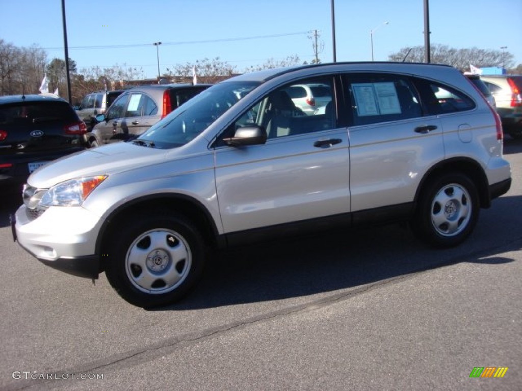 2010 CR-V LX - Alabaster Silver Metallic / Gray photo #3