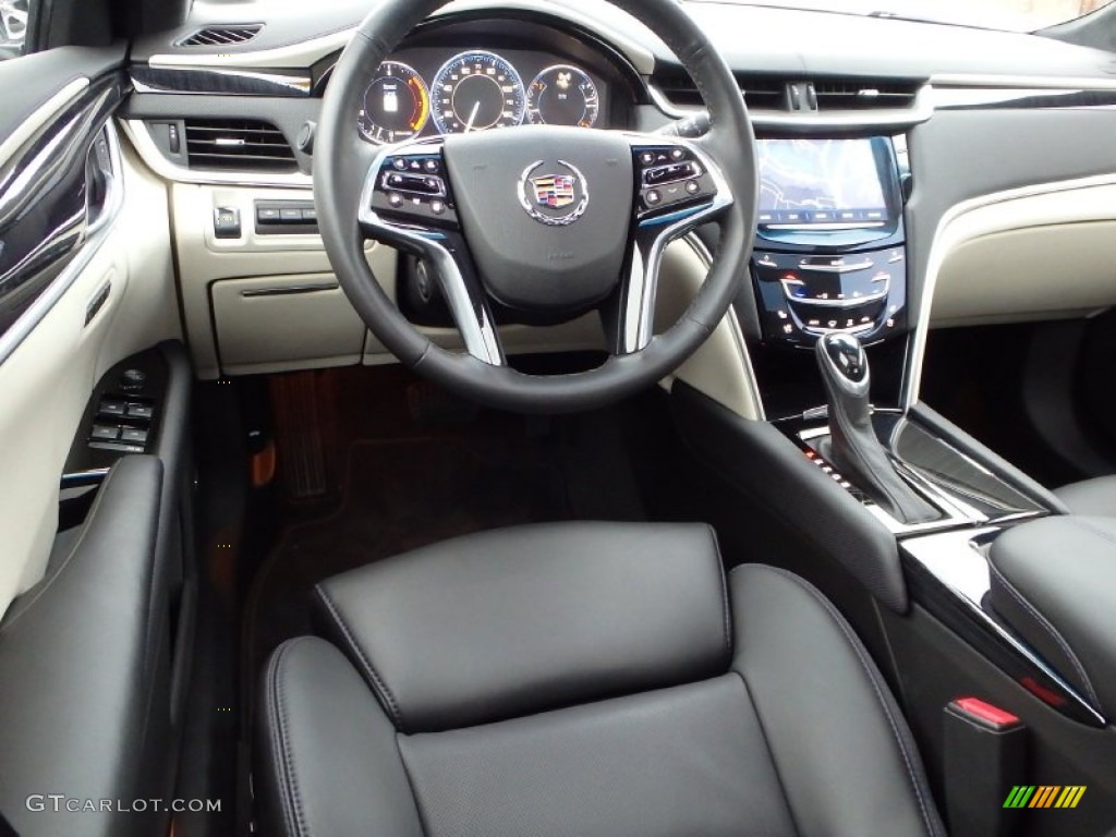 2014 Cadillac XTS Vsport Platinum AWD Platinum Jet Black/Light Wheat Opus Full Leather Dashboard Photo #88913058