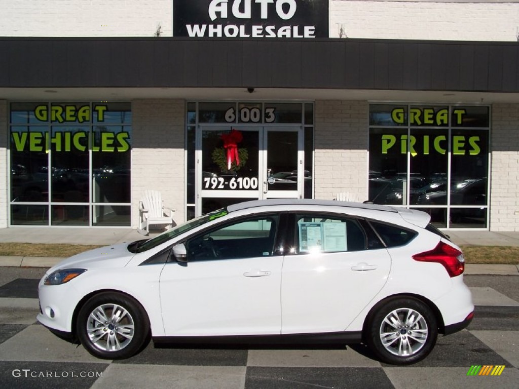 Oxford White Ford Focus