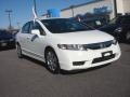 Taffeta White - Civic LX Sedan Photo No. 6