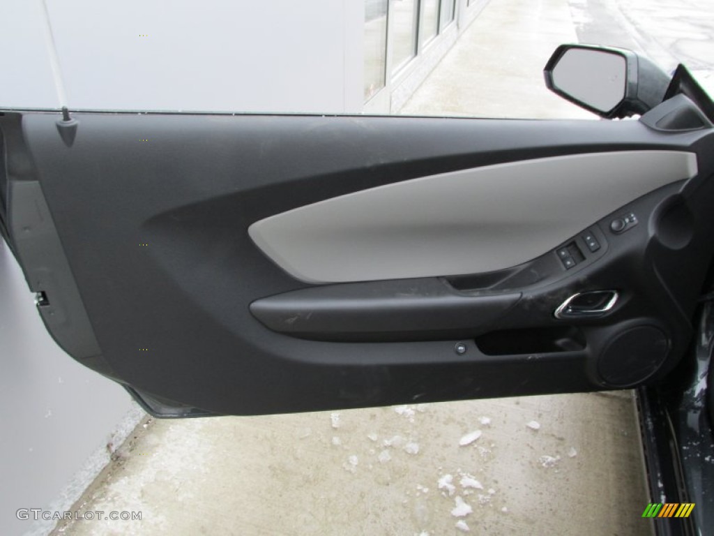 2014 Camaro LS Coupe - Ashen Gray Metallic / Black photo #10
